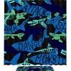 Jurassic Dinosaur And Sharks Shower Curtain That Adds A Wild Touch To Your Bathroom