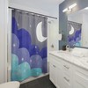 Jurassic Dinosaur Forest Hunt Shower Curtain For Bathroom Decor