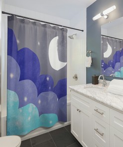 Jurassic Dinosaur Forest Hunt Shower Curtain For Bathroom Decor
