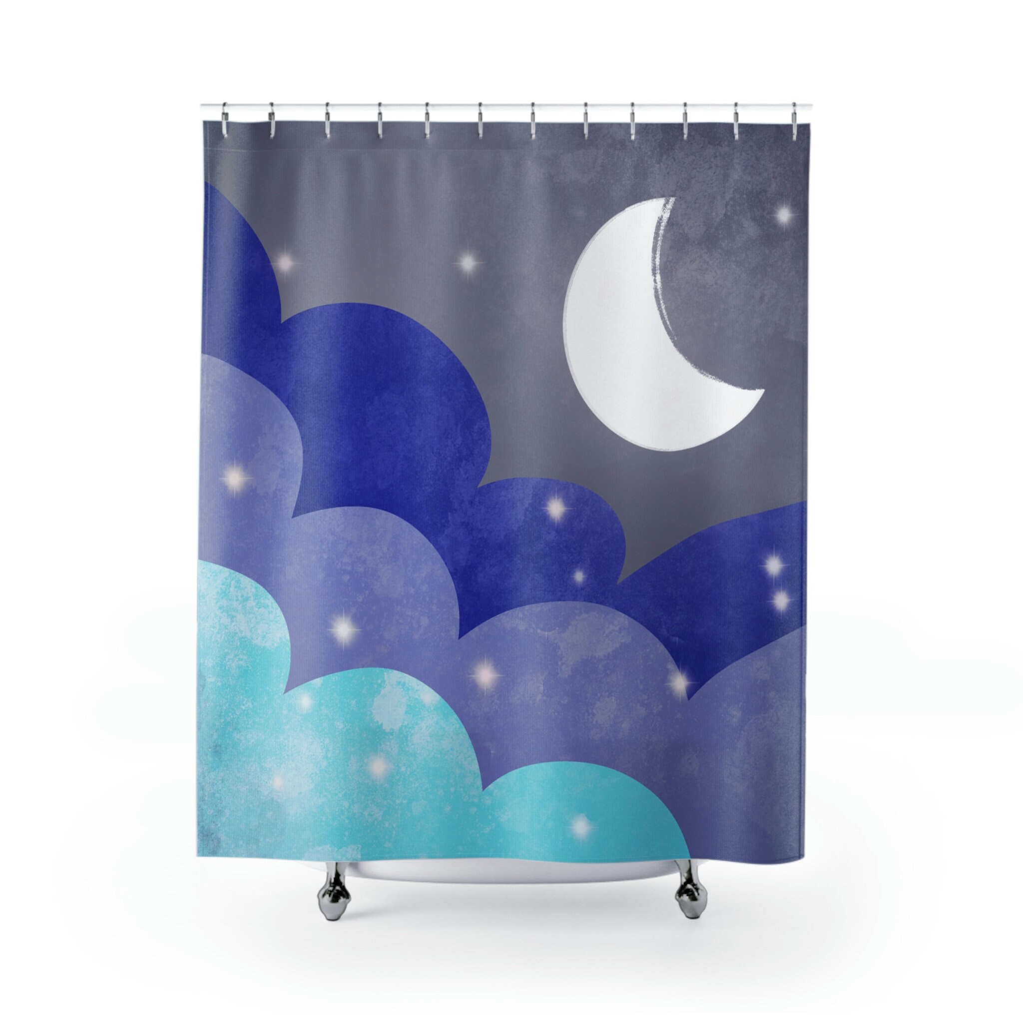 Jurassic Dinosaur Forest Hunt Shower Curtain For Bathroom Decor - Image 2