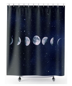 Just a Phase: Moon Phases Shower Curtain for Whimsical Bathroom Decor