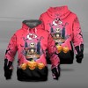 Kansas City Chiefs Halloween Costume Hoodie 3D Jack Skellington Graphic Gift