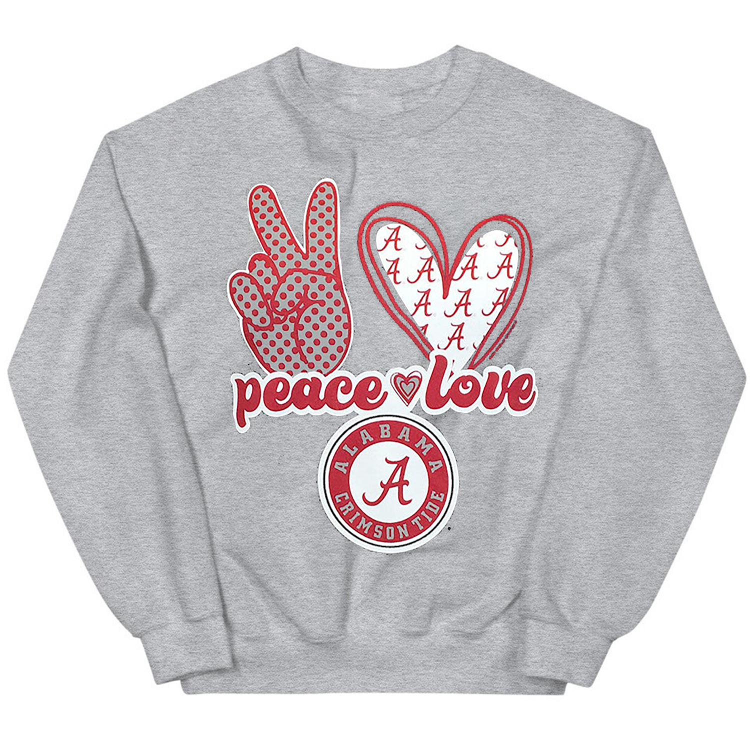 Keep It Chic With Peace Love Alabama T-Shirt