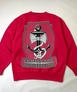 Keep It Classy With Alabama Crimson Tide Southern Class Anchor Pearls Long Sleeves T Shirt