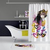 Keep Your Bathroom Clean and Stylish with Monkey Digital Print Shower Curtain - Mould and Mildew Resistant 