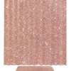 Keep Your Bathroom Looking Sparkling with the Waterproof Rose Gold Glitter Shower Curtain