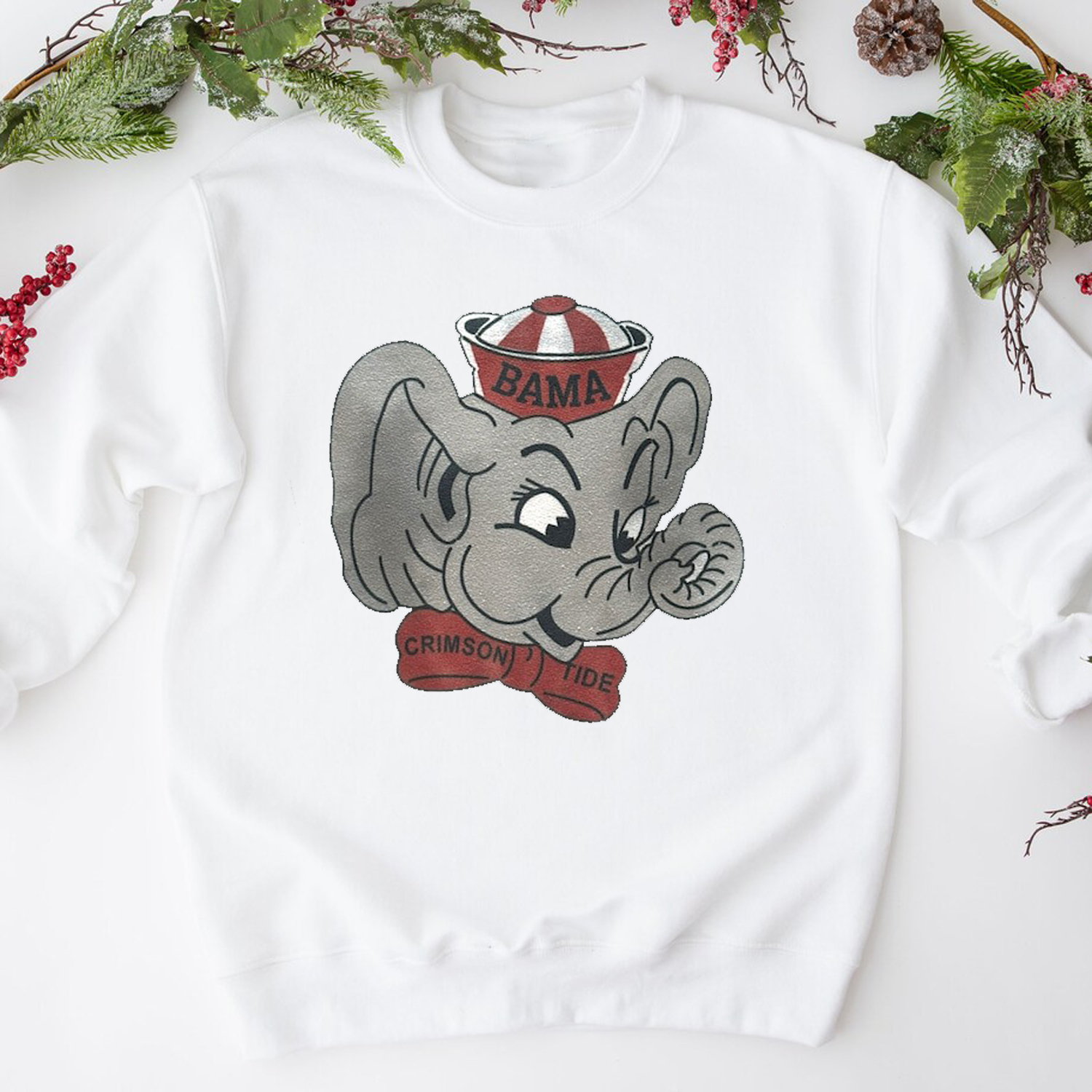 Keep it Classic and Cozy with Alabama's Vintage Big Al Sweatshirt