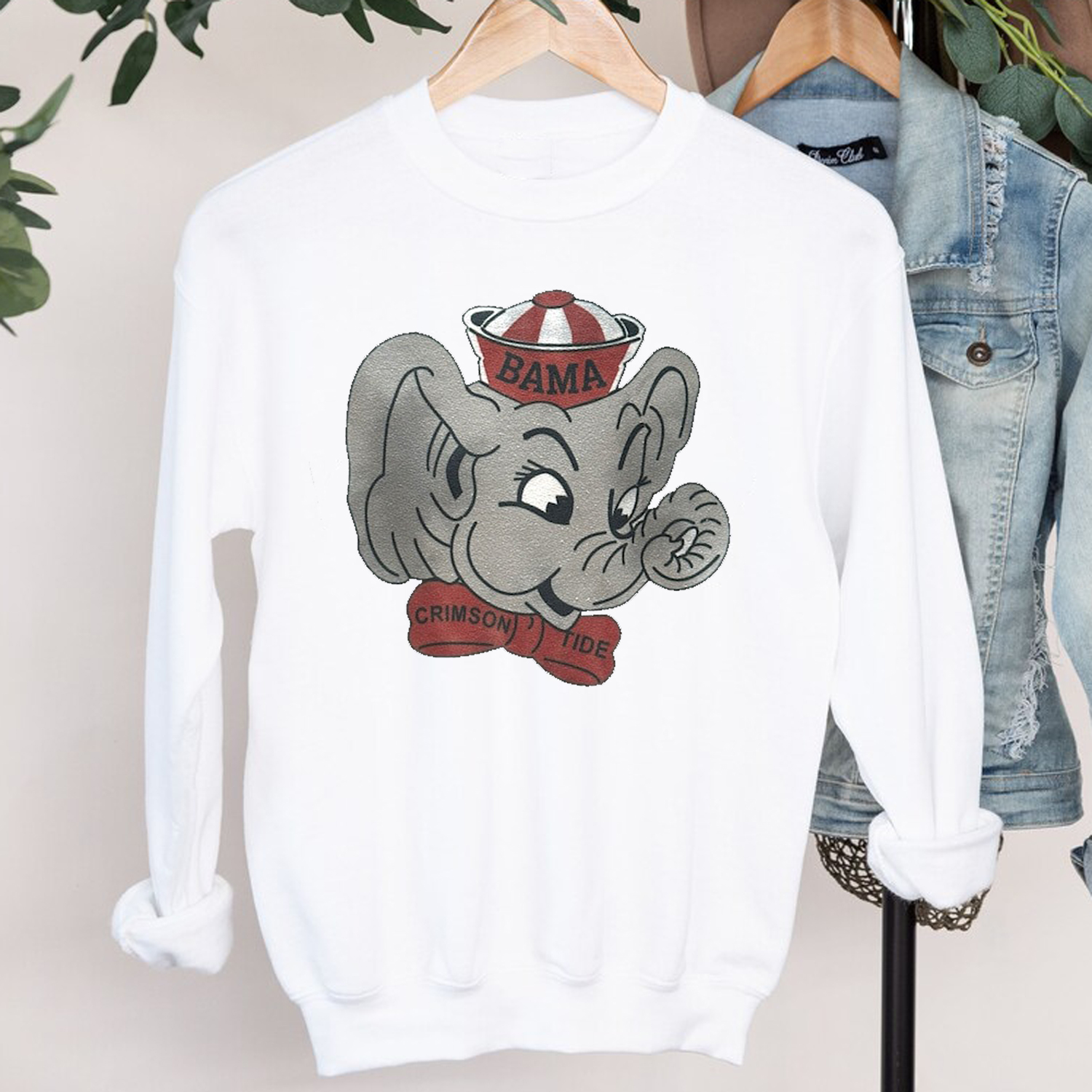 Keep it Classic and Cozy with Alabama's Vintage Big Al Sweatshirt