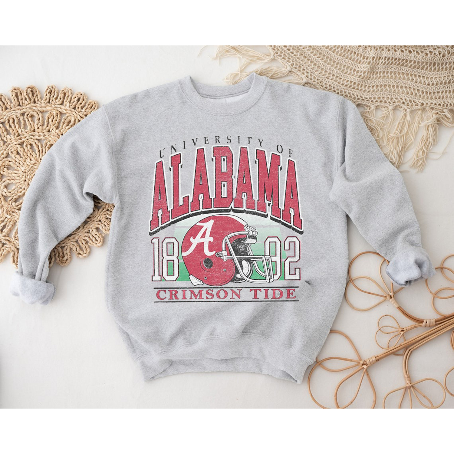 Keep it Classic and Cozy with Retro University of Alabama Vintage Crewneck Sweatshirt