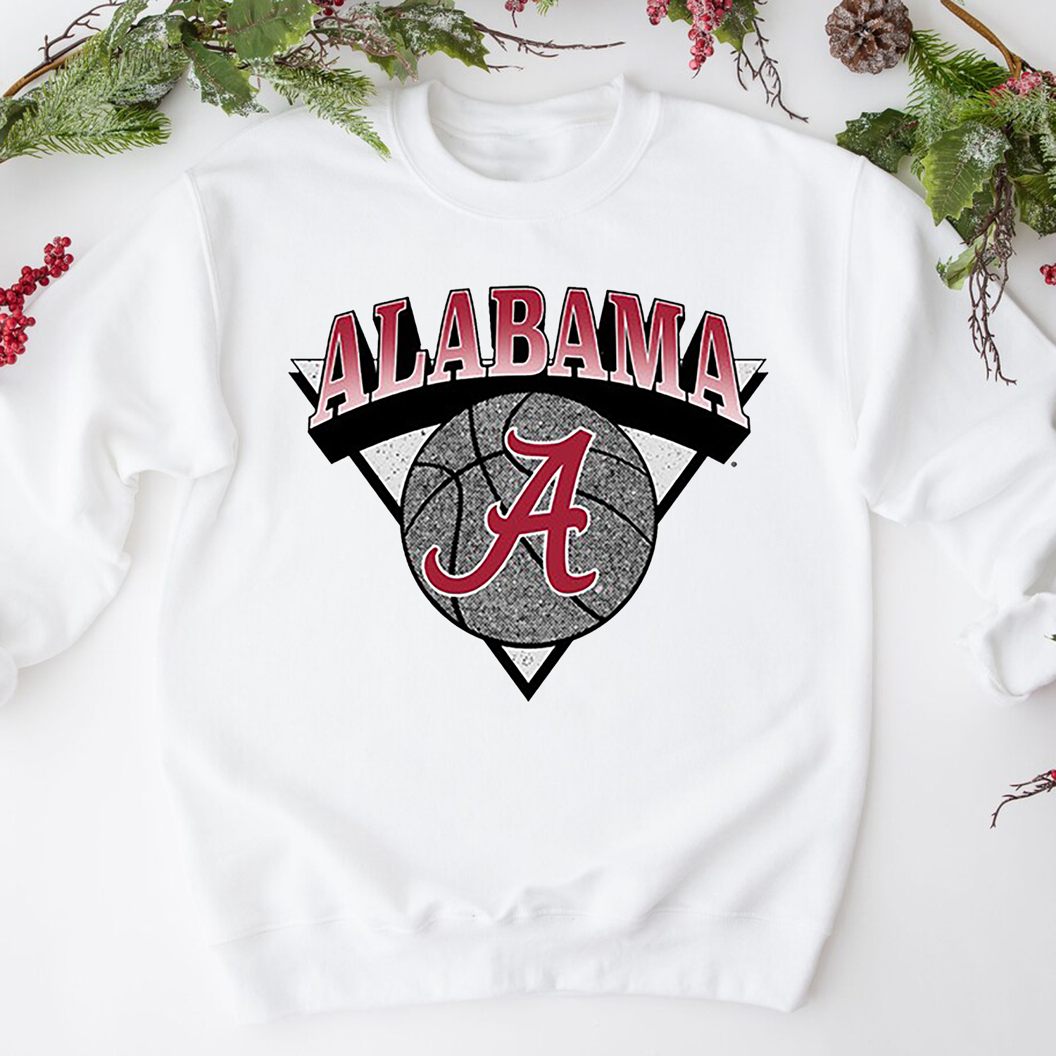 Keep it Classic and Stylish with Alabama Script A Baksetball T-Shirt