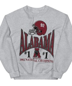 Keep it Vintage and Casual with this Vintage 1992 The Alabama Crimson Tide Sweatshirt
