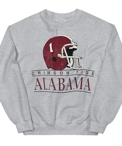 Keep it Vintage and Classic with this Vintage 90s University Alabama Sweatshirt featuring Alabama Crimson Tide Print Logo