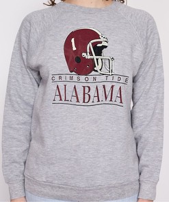 Keep it Vintage and Classic with this Vintage 90s University Alabama Sweatshirt featuring Alabama Crimson Tide Print Logo