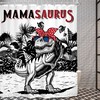 Kids Boys Cool Dinosaur Shower Curtain In Black And White Cartoon Tyrannosaurus Trex, Cloth Fabric Bathroom Decor