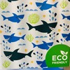 Kids' Friendly Blue Sharks Peva Shower Curtain - A Fun And Playful Addition To Your Bathroom