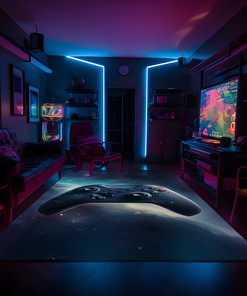Kids Game Room Rug - Personalized Game Room Rugs for Boys Bedrooms