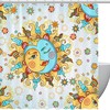 Kissing Moon And Sun Funny Shower Curtain For Bathroom