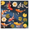 Koi Carp Fish Window Stickers - Goldfish Shower Screen Decals and Bathroom Decorative Accessories.