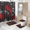 Koi Fish Chinoiserie Style Shower Curtain for Unique and Waterproof Bathroom Decor 