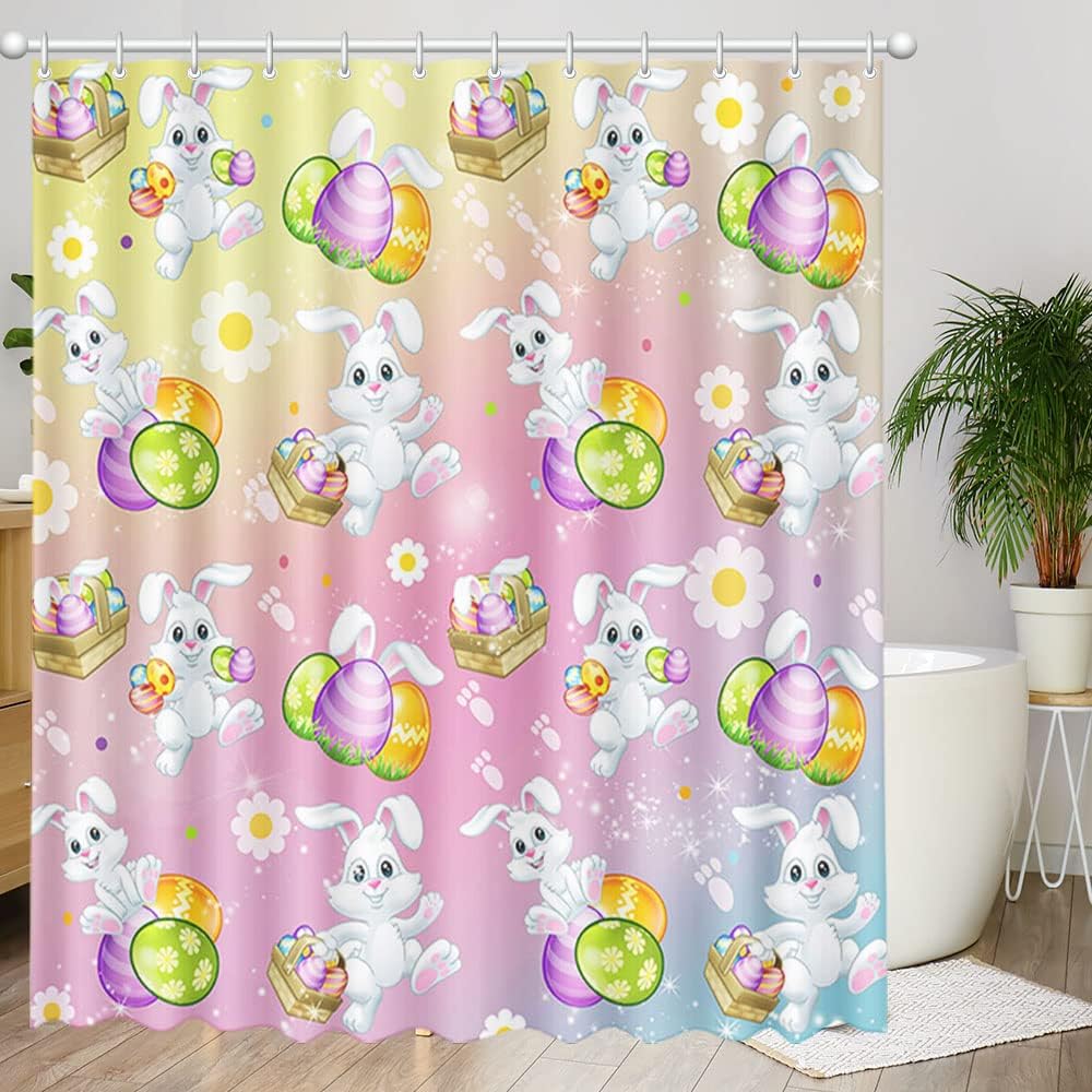 Koi Fish Japanese Shower Curtain - Bathroom Decorations with Lotus Flower Fabric