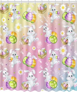 Koi Fish Japanese Shower Curtain - Bathroom Decorations with Lotus Flower Fabric