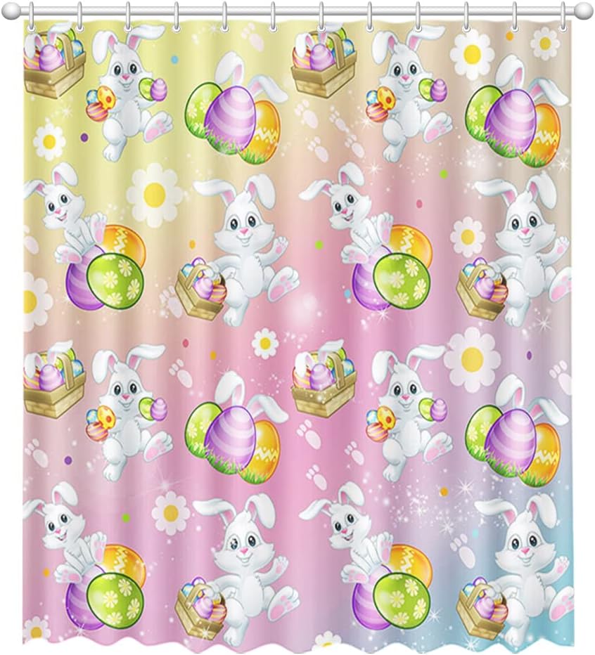 Koi Fish Japanese Shower Curtain - Bathroom Decorations with Lotus Flower Fabric