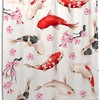 Koi Fish Pink Sakura Asian Style Bathtubs Unique Shower Curtain for a Serene Bathroom