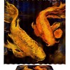 Koi Fish Waterproof Shower Curtain For Beautiful Bathroom Decor