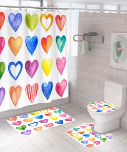 LOVE Waterproof Shower Curtain for Your Bathroom - Shower Curtains Decorative