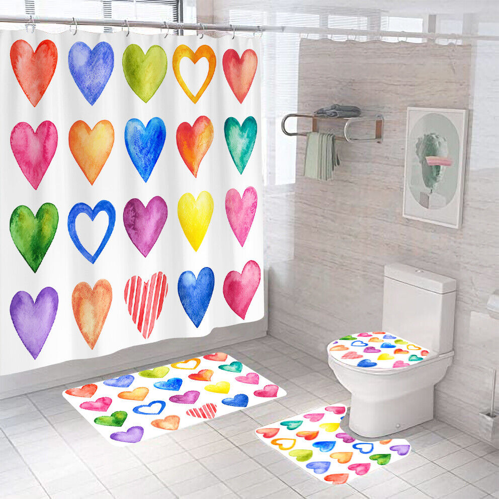 LOVE Waterproof Shower Curtain for Your Bathroom - Shower Curtains Decorative