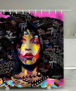 LadyLove Black History Month African American Shower Curtain