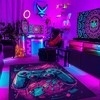 Large Gaming Room Rugs for Boys' Bedroom, Full Size Game Controller Design
