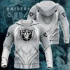 Las Vegas Raiders 3D Print All Over Print Zipper Hoodie For Fans