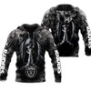 Las Vegas Raiders Smoke Background All Over Print Hoodie For Fans