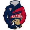 Latest Florida Panthers All Over Print 3D Long Sleeve Hoodie For Fans