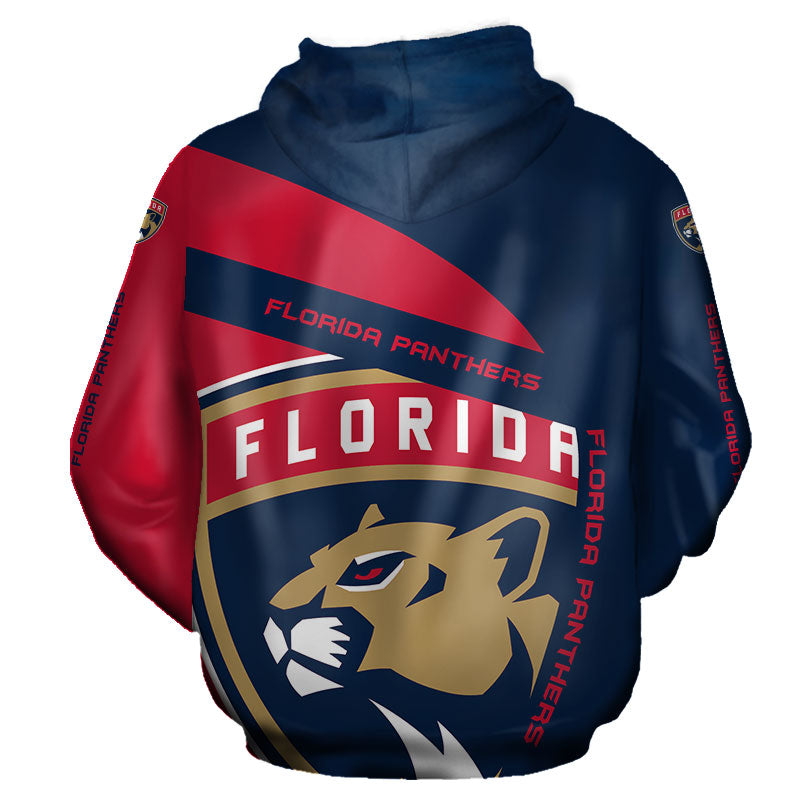 Latest Florida Panthers All Over Print 3D Long Sleeve Hoodie For Fans