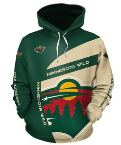 Latest Minnesota Wild All Over Print 3D Hoodie With Hooded Long Sleeve Gift For Fans
