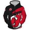 Latest New Jersey Devils All Over Print Custom Name & Number 3D Hoodie For Fans