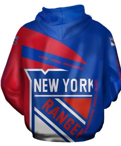 Latest New York Rangers All Over Print 3D Long Sleeve Hoodie For Fans