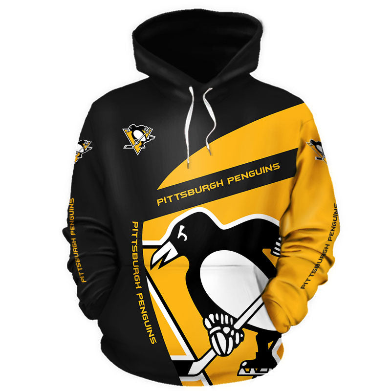 Latest Pittsburgh Penguins All Over Print 3D Hoodie Long Sleeve Gifts For Fans