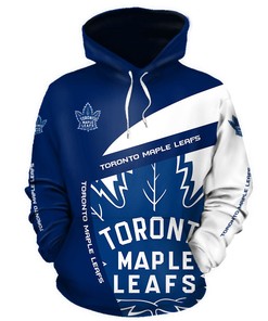 Latest Toronto Maple Leafs All Over Print 3D Hoodie With Hooded Long Sleeve Gift For Fans