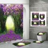Lavender Flowers Print Shower Curtain for a Soothing and Relaxing Bathroom Decor