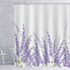 Leaf And Plant Print Shower Curtain For Home Bedroom Dorm
