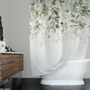 Leaves Border Botanical Shower Curtain