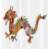 Legendary Japanese Dragons Mythical Shower Curtain Stall