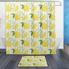 Lemon Fruit Bathroom Shower Curtain, Cheerful and Refreshing Bathroom Decor