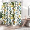 Lemon Tree Hummingbird Shower Curtain For Fresh Summer Bathroom Decor 