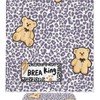 Leopard Bear Printed Bathroom Tub Set With Waterproof Fabric Shower Curtain
