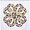 Leopard Lucky St. Patrick'S Day Shower Curtain For A Bold Bathroom