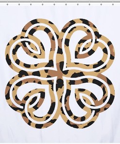 Leopard Lucky St. Patrick'S Day Shower Curtain For A Bold Bathroom